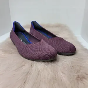 Rothy's Retired Wine Purple Flats Shoes Size 8.5