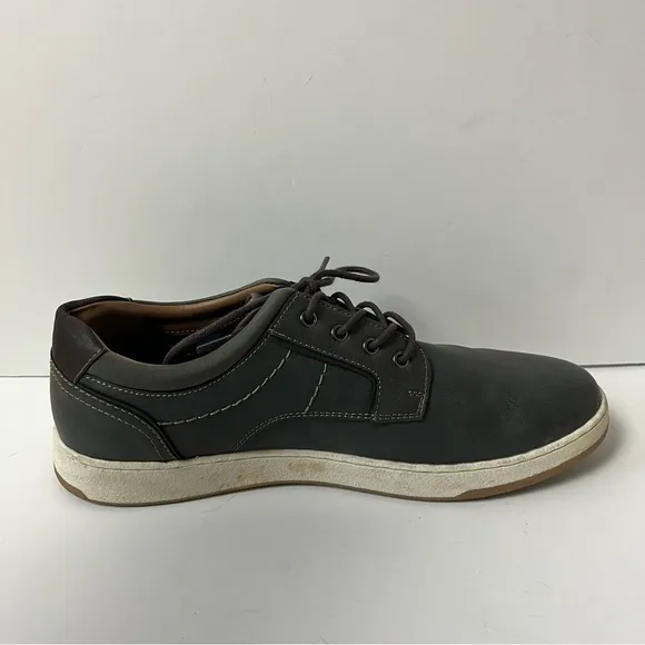 Rye by Hawker Rye Gray Lace Up Oxford Sneakers 9.5