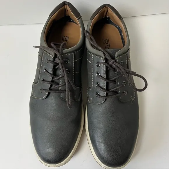 Rye by Hawker Rye Gray Lace Up Oxford Sneakers 9.5