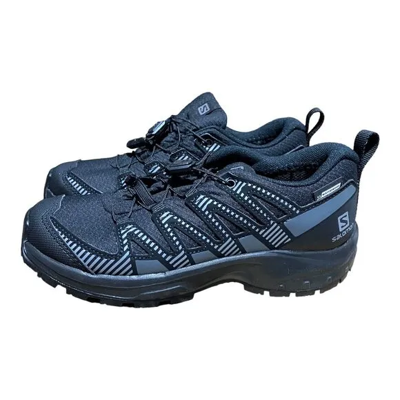 Salomon Shoes Kids 1.5 Black Children Unisex Xa Pro V8 CS WP