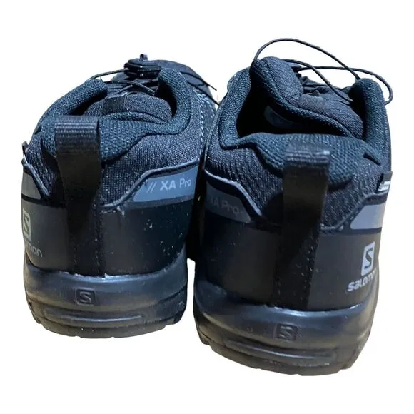 Salomon Shoes Kids 1.5 Black Children Unisex Xa Pro V8 CS WP