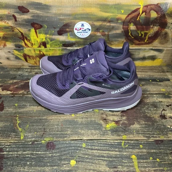 Salomon‎ Ultra Flow Gore-Tex Women's Size 8.5 Sneakers Running Shoes Purple New