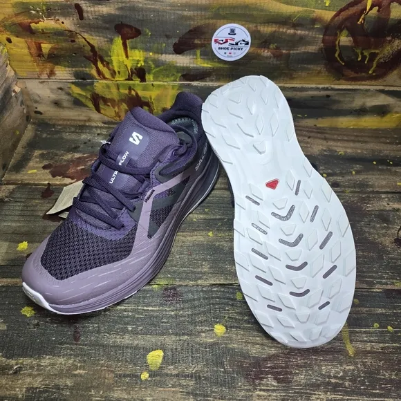 Salomon‎ Ultra Flow Gore-Tex Women's Size 8.5 Sneakers Running Shoes Purple New