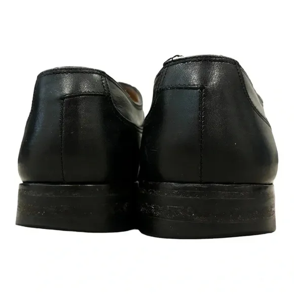 Salvatore Ferragamo Black Split Toe Leather Mens Gommus Sole Shoe Size 8 D