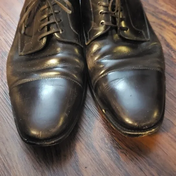 Salvatore Ferragamo Brown Leather Dress Shoes