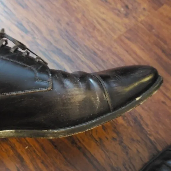 Salvatore Ferragamo Brown Leather Dress Shoes