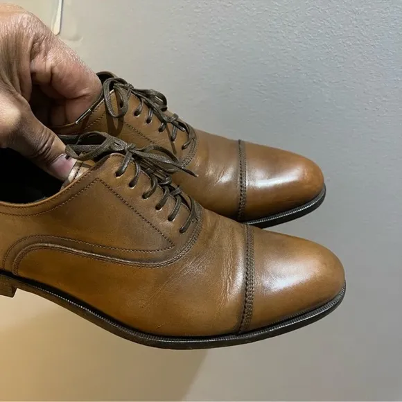 Salvatore Ferragamo Dress Shoes Brown Sz 7.5