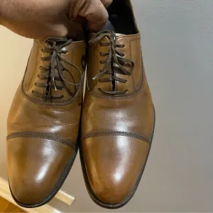 Salvatore Ferragamo Dress Shoes Brown Sz 7.5