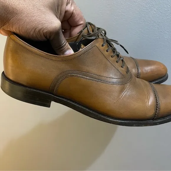 Salvatore Ferragamo Dress Shoes Brown Sz 7.5
