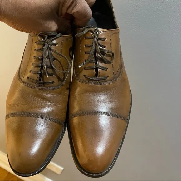 Salvatore Ferragamo Dress Shoes Brown Sz 7.5