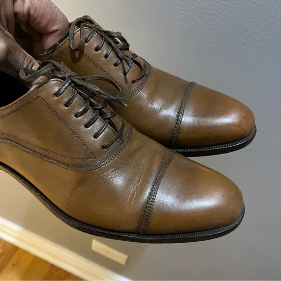 Salvatore Ferragamo Dress Shoes Brown Sz 7.5