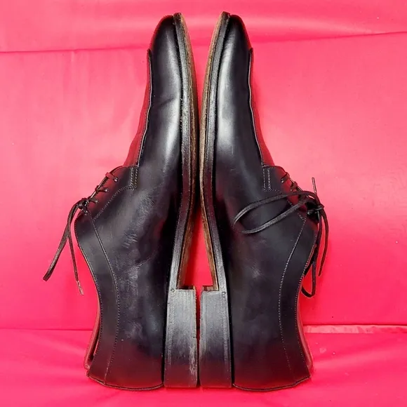Salvatore Ferragamo Men's Italian Leather Lace Up Oxford Dress Shoes size 8.5