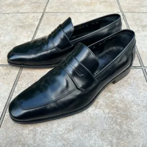 Salvatore Ferragamo Men's Leather Penny Loafers Size 8,5 2 E