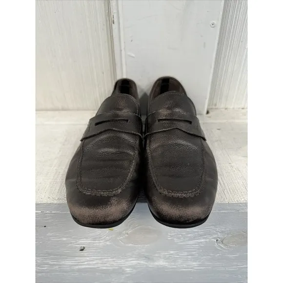 Salvatore Ferragamo Size 7.5 Men's Leather  Loafers Shoes - Brown