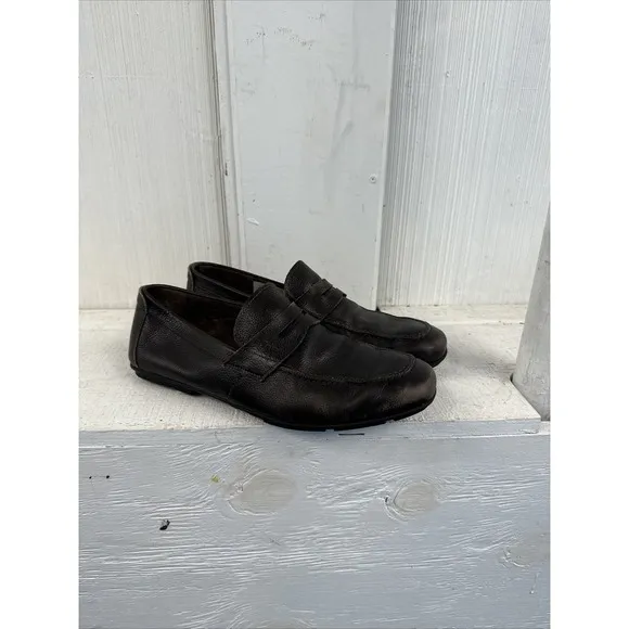 Salvatore Ferragamo Size 7.5 Men's Leather  Loafers Shoes - Brown