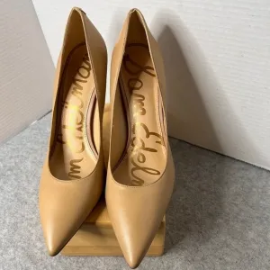 Sam Edelman Danna Nude Stiletto Heels Sz 10N Sml Flaw To Inside Shoe