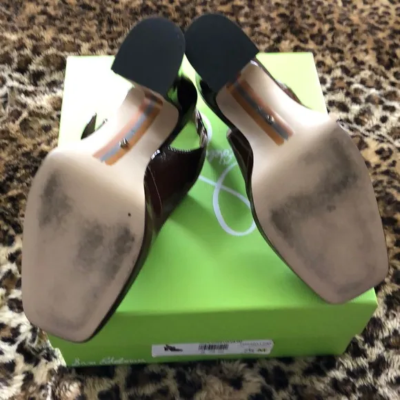 Sam Edelman Mary Jane Elegant Brown Slingback Heels
