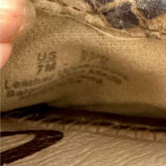 Sam Edelman Snake Print Ballet Flats Snake Print Leather Ballerina Shoes Size 7