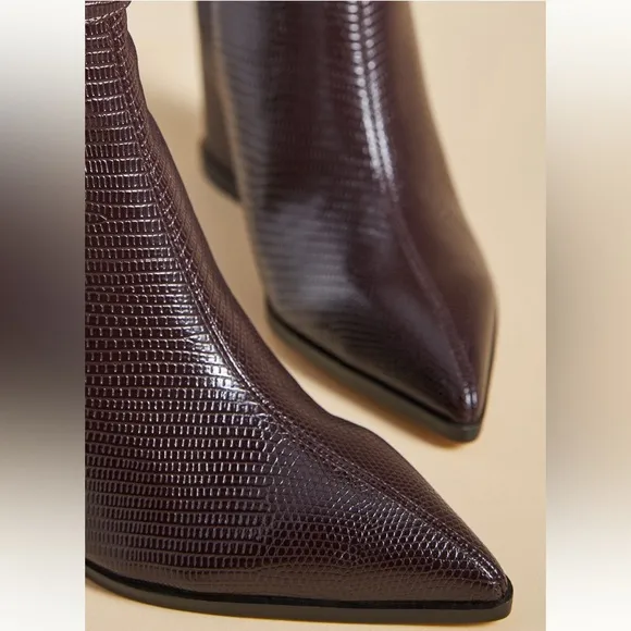 Sam Edelman Weslie Point Toe Wedge Ankle Boots