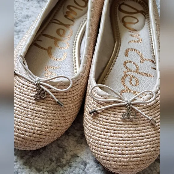 Sam Edelman Womens Falcon Ballet Flat Beige Nude Size 8