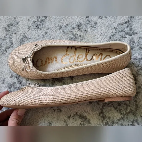 Sam Edelman Womens Falcon Ballet Flat Beige Nude Size 8