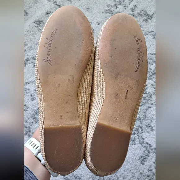 Sam Edelman Womens Falcon Ballet Flat Beige Nude Size 8