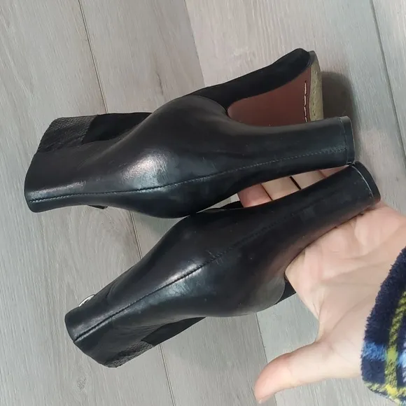 Sam Edelman Womens Shay Suede Heels Boots shoes sz 8M