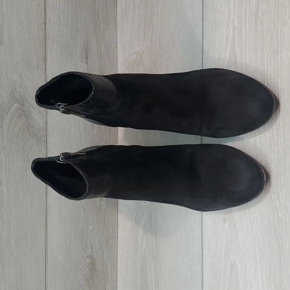 Sam Edelman Womens Shay Suede Heels Boots shoes sz 8M