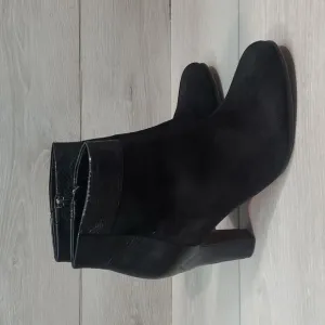 Sam Edelman Womens Shay Suede Heels Boots shoes sz 8M