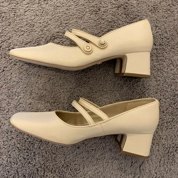 Sam Edelman Tahira Pump Dress Shoe Size 8.5 New Modern Mary Jane Style
