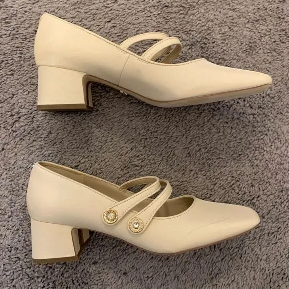 Sam Edelman Tahira Pump Dress Shoe Size 8.5 New Modern Mary Jane Style