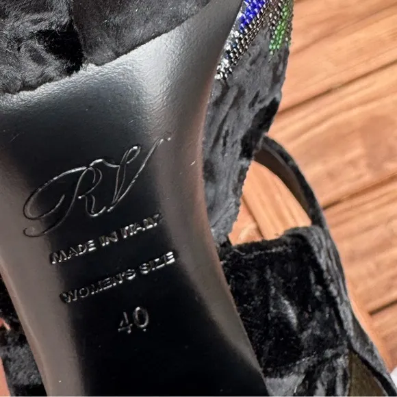 Sandal Cube Crystal, Roger Vivier Size 9.5