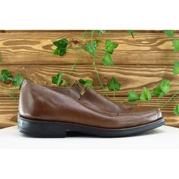 Sandro Shoes Sz 8.5 D Brown Loafer Leather‎ Men 5302