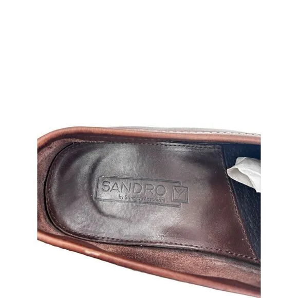 Sandro moccoloni leather loafers