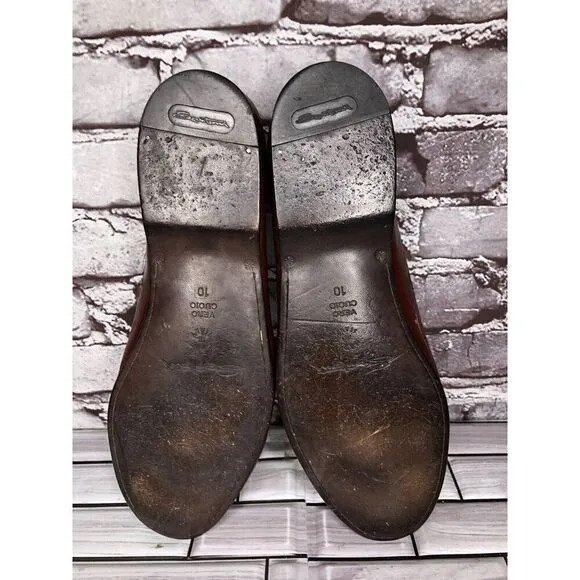 Santoni Leather Relaxed Woven Loafers Men's Shoes Size 10D US/43EU Brown