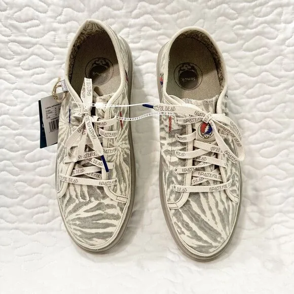 SANUK DONNA GRATEFUL DEAD SIDEWALK SURFER SHOES Women 10 Men 9 Unisex FB1121F