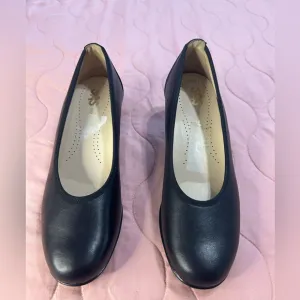 SAS shoes Black Leather .