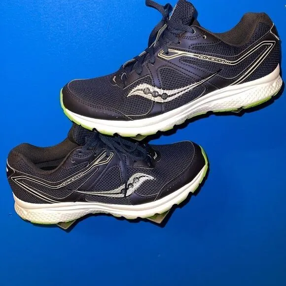 Saucony Cohesion 11 Trail Running Shoes Grip Navy Blue Men’s Sz US 10.5/EU 44.5