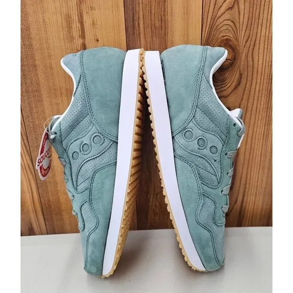 Saucony DXN Trainer CL Green Men's Retro Running Shoes Size 7.5