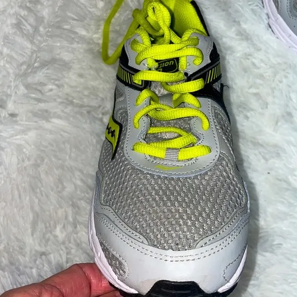 Saucony Grid Cohesion 10 Grey Running Shoes SY57141 Sz6M