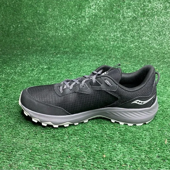 Saucony Mens Aura TR GTX S20862-10 Black Running Shoes Sneakers Size 12 Worn 1X