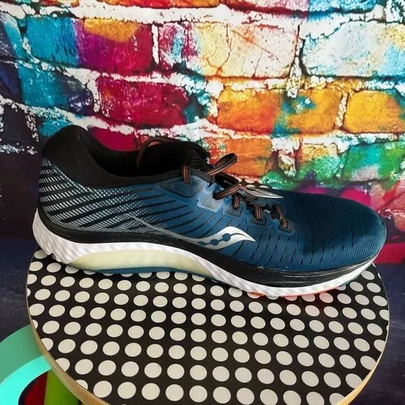 Saucony PWRRUN GUIDE Running Shoes Blue Training Sneakers Mens US 12 S20548-25