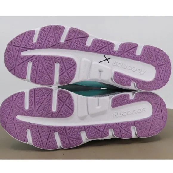 Saucony S-Wind NWOB Women's Running Shoes Size 7 Aqua Green Lilac