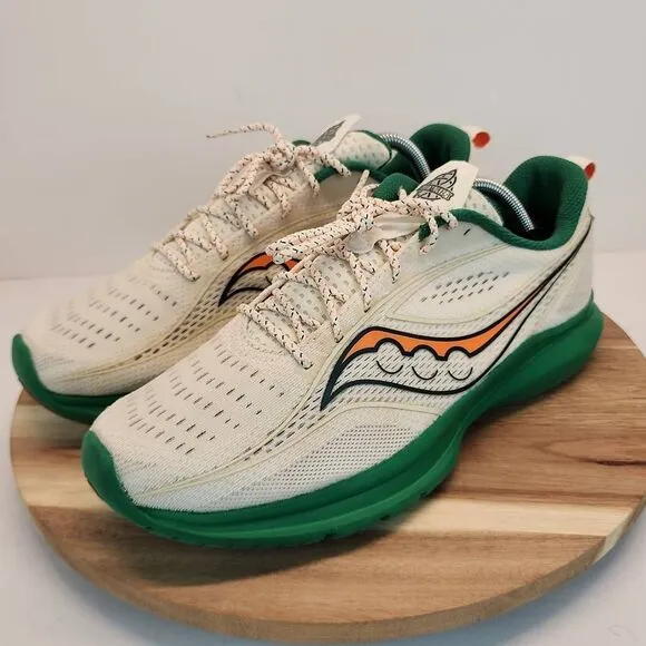 Saucony Women's Kinvara 13 Irish Running Shoes, Irish Cream, Size 12