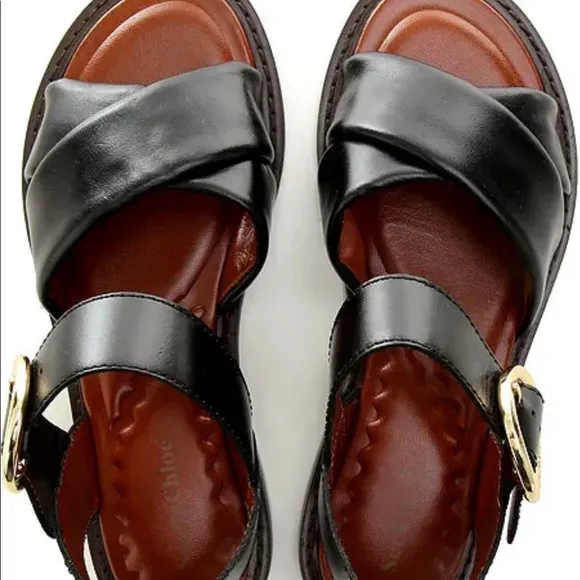 See by Chloe buckle sandals