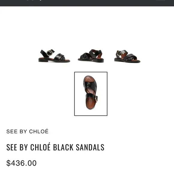 See by Chloe buckle sandals