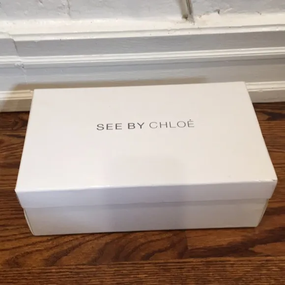 See by Chloe scalloped edge embossed leather