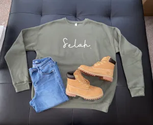 Selah Crewneck - Military Green