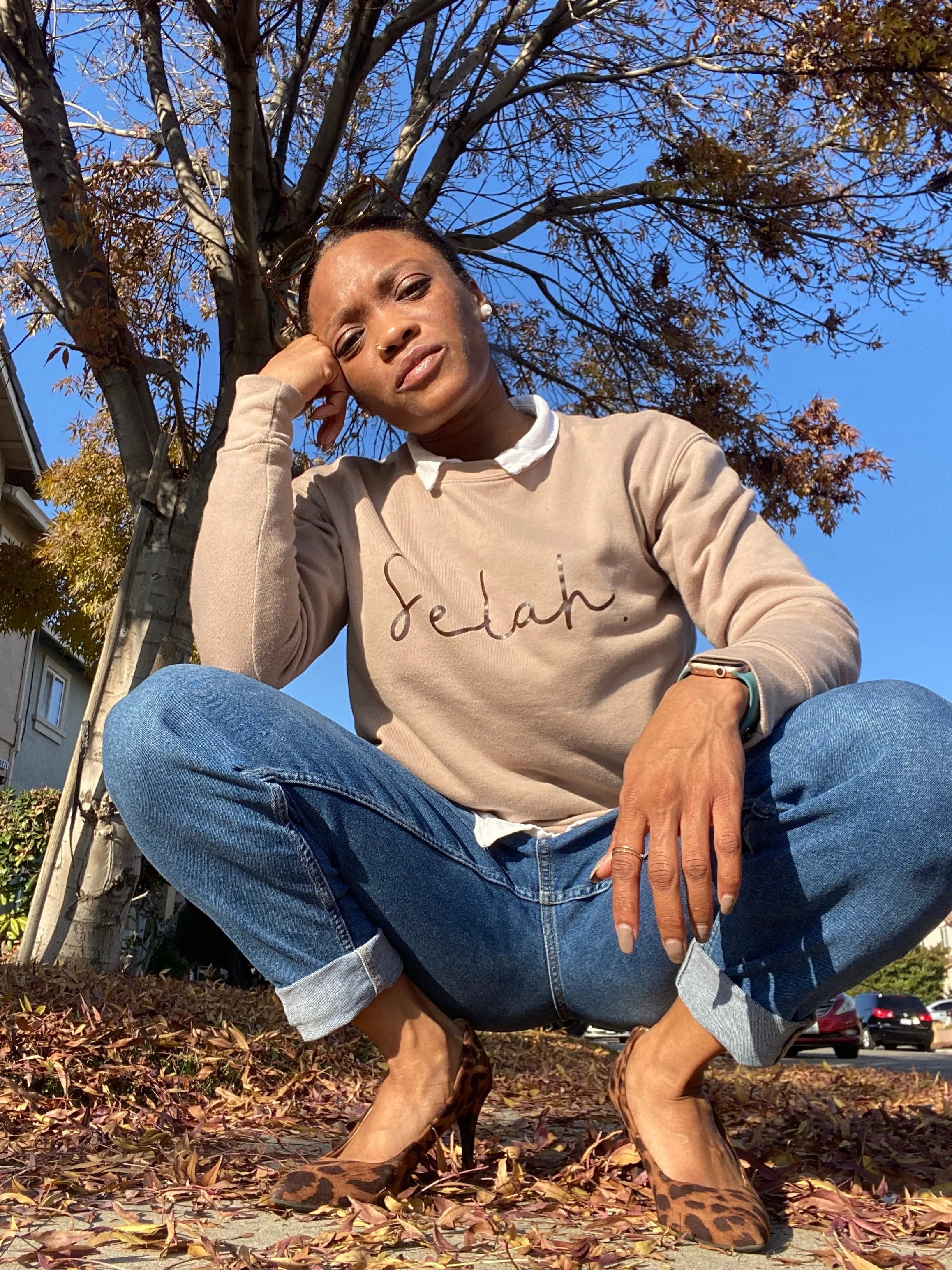 Selah Crewneck - Tan