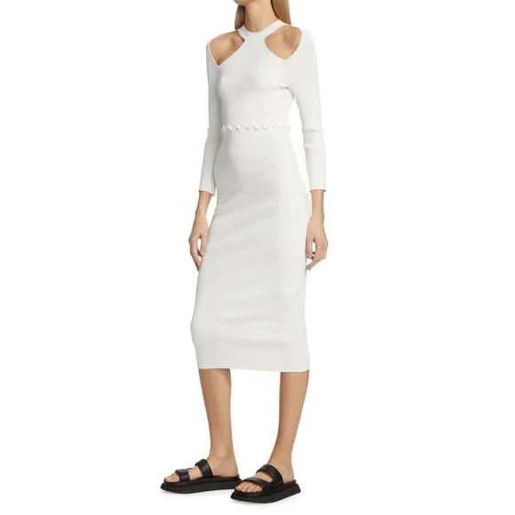 SELF-PORTRAIT Shoulder &amp; Back Cut Outs Dress
